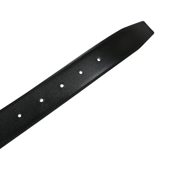 HERMES H Logo Constance Reversible Buckle Belt 80# Leather Black Brown 78RL421 - Picture 8 of 14